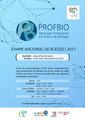 Thumb cartaz exame acesso profbio 2017