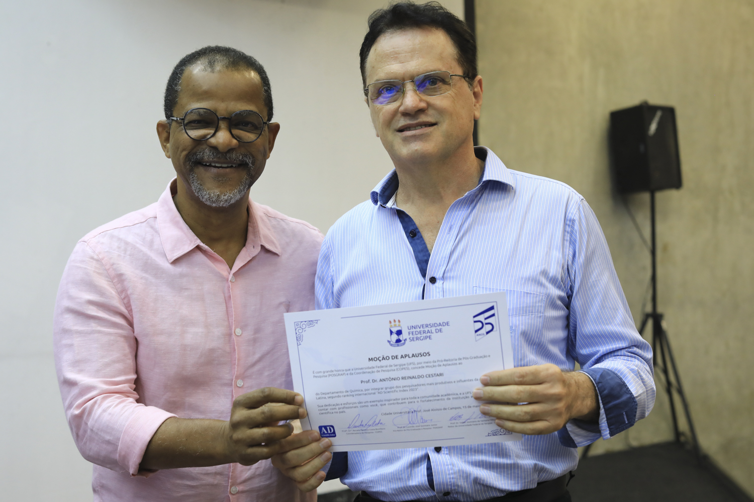 Antônio Cestari é professor do Departamento de Química da UFS. (foto: Adilson Andrade/Ascom UFS)